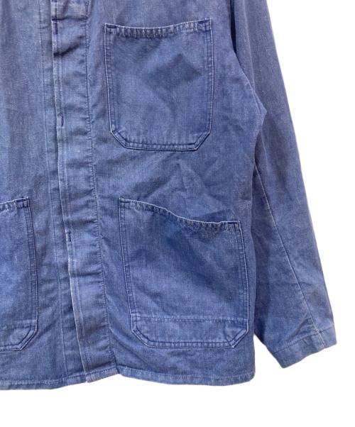 WORKERS（ワーカーズ）WORKERS (ワーカーズ) フレンチコットンワークジャケット ブルー サイズ:54の古着・服飾アイテム