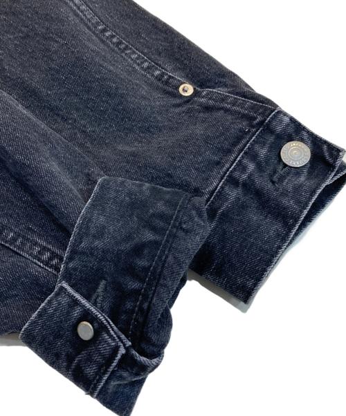 Manual Alphabet（マニュアル アルファベット）MANUAL ALPHABET (マニュアル アルファベット) SULFURDYES BLKFADED DENIM JKT ブラック サイズ:4の古着・服飾アイテム