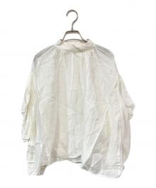 anuans（アニュアンス）の古着「フリルデザインシアーブラウス」｜ホワイト