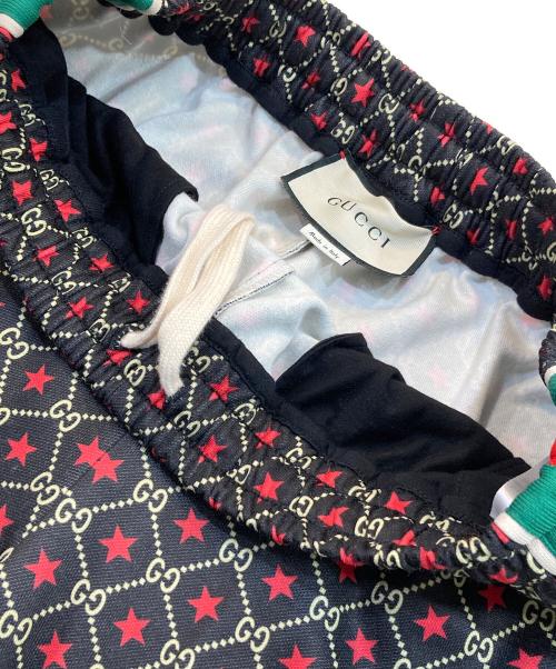 GUCCI（グッチ）GUCCI (グッチ) スター ジャージ トラック パンツ ブラック サイズ:Sの古着・服飾アイテム
