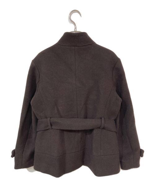HER LIP TO（ハーリップトゥ）Her lip to (ハーリップトゥ) Viana Wool Short Coat ブラウン サイズ:Sの古着・服飾アイテム