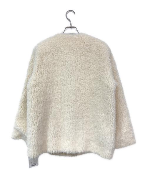 HER LIP TO（ハーリップトゥ）HER LIP TO (ハーリップトゥ) 23AW Royal Faux Fur Coat/23AWロイヤルフェイクファーコート アイボリー サイズ:SIZE Sの古着・服飾アイテム