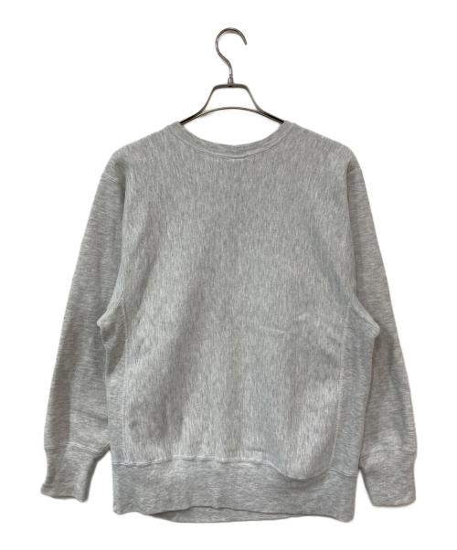 Champion REVERSE WEAVE（チャンピオン リバース ウィーブ）Champion REVERSE WEAVE (チャンピオン リバース ウィーブ) クルーネックスウェット グレー サイズ:Lの古着・服飾アイテム