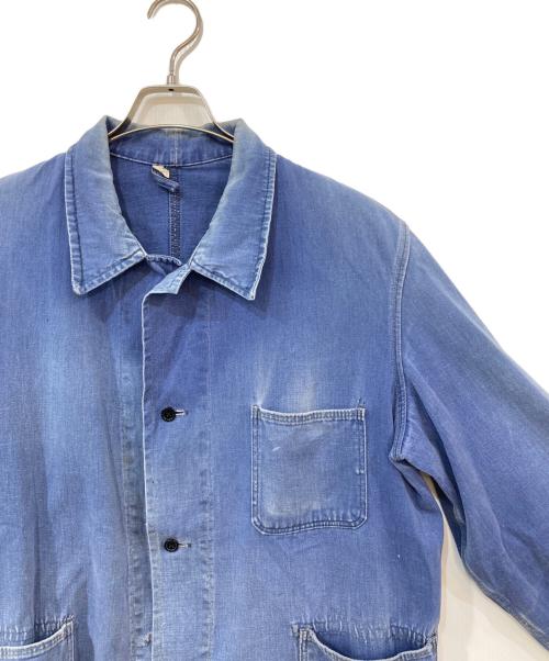EURO（ユーロ古着）EURO (ユーロ古着) フレンチワークジャケット インディゴ サイズ:52の古着・服飾アイテム