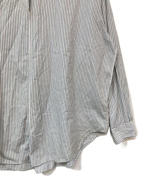 Marvine Pontiak Shirt Makers（マーヴィンポンティアックシャツメイカーズ）Marvine Pontiak Shirt Makers (マーヴィンポンティアックシャツメイカーズ) ストライプシャツ ホワイト サイズ:ONE SIZEの古着・服飾アイテム