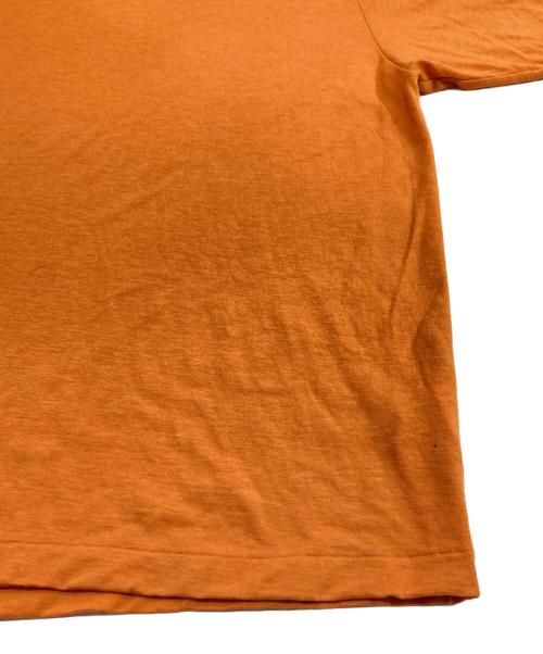 AURALEE（オーラリー）AURALEE (オーラリー) SUPER SOFT WOOL JERSEY MOCK-NECK TEE オレンジ サイズ:5の古着・服飾アイテム