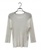 PLEATS PLEASEプリーツプリーズ）の古着「プリーツカットソー」｜ホワイト