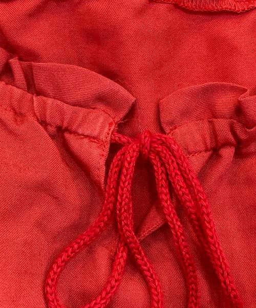 BLUE LABEL CRESTBRIDGE（ブルーレーベルクレストブリッジ）BLUE LABEL CRESTBRIDGE (ブルーレーベルクレストブリッジ) ブラウスワンピース レッド サイズ:36の古着・服飾アイテム