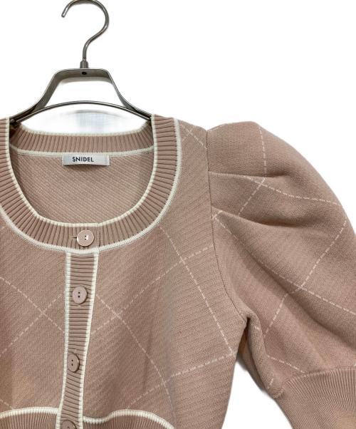 Snidel（スナイデル）Snidel (スナイデル) バイカラークロップドニットプルオーバー ピンク サイズ:ONE SIZEの古着・服飾アイテム