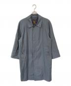 Burberry'sバーバリー）の古着「シルク混ステンカラーコート」｜グレー
