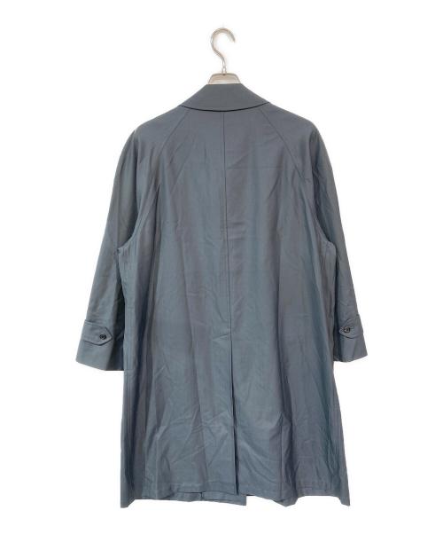 Burberry's（バーバリー）Burberry's (バーバリーズ) シルク混ステンカラーコート グレー サイズ:90-165の古着・服飾アイテム