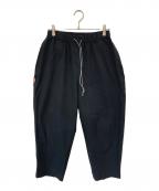 PROPS STOREプロップスストア）の古着「Stretch Polyester Easy Trousers」｜ブラック