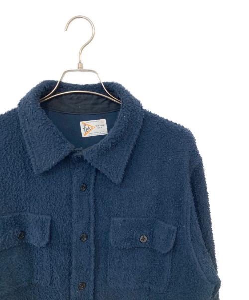 FELCO（フェルコ）FELCO (フェルコ) Bespoke Pile fabric CPO jackt/ビスポークパイルファブリックCPOジャケット ネイビー サイズ:SIZE Lの古着・服飾アイテム