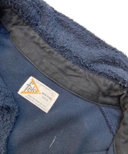 FELCO（フェルコ）FELCO (フェルコ) Bespoke Pile fabric CPO jackt/ビスポークパイルファブリックCPOジャケット ネイビー サイズ:SIZE Lの古着・服飾アイテム