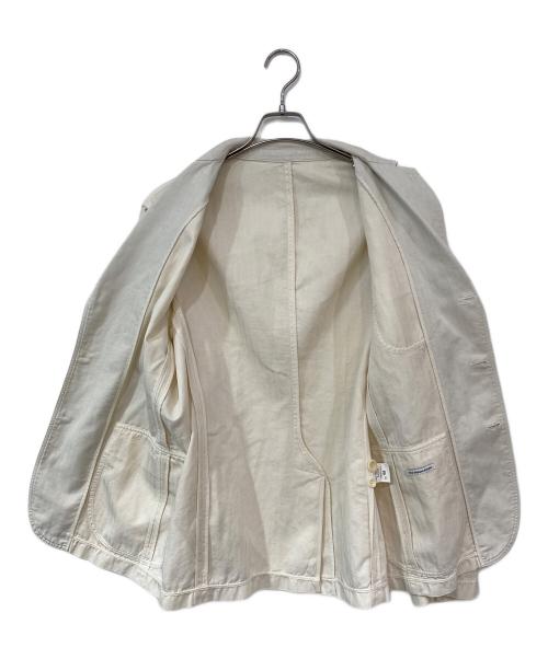 east harbour surplus（イーストハーバーサープラス）east harbour surplus (イーストハーバーサープラス) ヘリンボーンワークジャケット ホワイト サイズ:48の古着・服飾アイテム