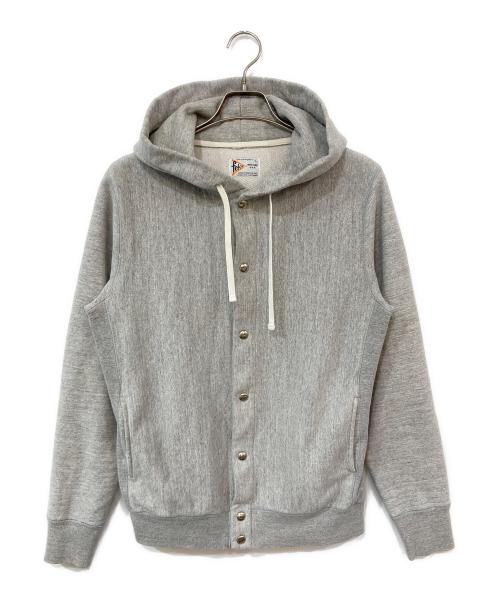 FELCO（フェルコ）FELCO (フェルコ) スナップボタンパーカー グレー サイズ:Lの古着・服飾アイテム