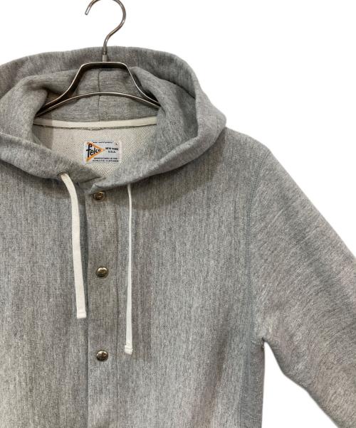 FELCO（フェルコ）FELCO (フェルコ) スナップボタンパーカー グレー サイズ:Lの古着・服飾アイテム