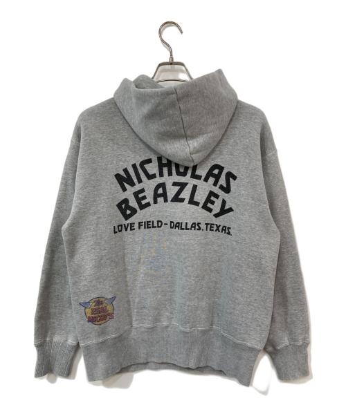 THE REAL McCOY'S（ザ・リアルマッコイズ）THE REAL McCOY'S (ザ・リアルマッコイズ) ハーフジップパーカー グレー サイズ:LARGEの古着・服飾アイテム