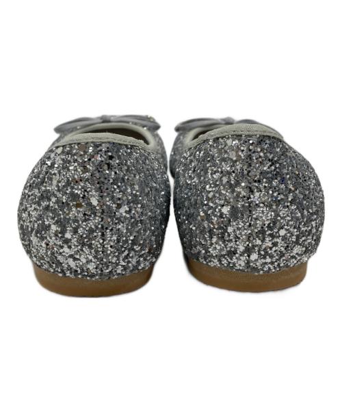 DIANA（ダイアナ）DIANA (ダイアナ) 超軽量スクエアトゥバレエシューズ シルバー サイズ:23㎝ 未使用品の古着・服飾アイテム