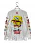 Supreme (シュプリーム) SpongeBob Castelli Racing L/S Tee ホワイト サイズ:M：14000円