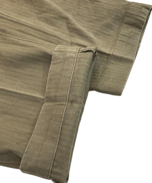 kenneth field（ケネスフィールド）kenneth FIELD (ケネスフィールド) ヘリンボーングルカパンツ オリーブ サイズ:Mの古着・服飾アイテム