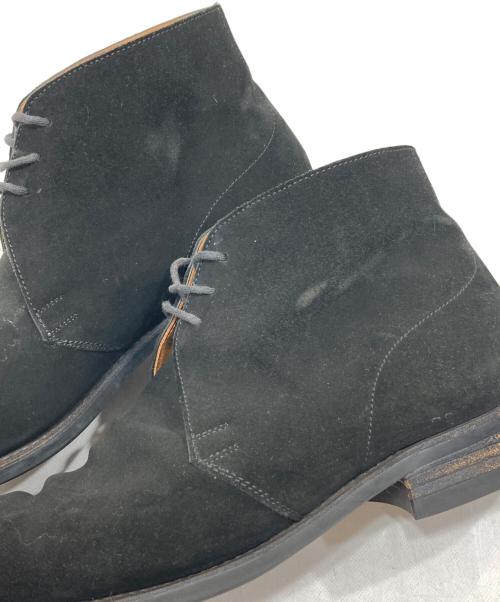 Perfetto（ペルフェット）perfetto (ペルフェット) スウェードチャッカーブーツ ブラック サイズ:６1/2の古着・服飾アイテム