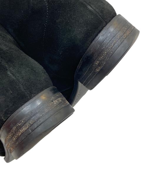 Perfetto（ペルフェット）perfetto (ペルフェット) スウェードチャッカーブーツ ブラック サイズ:６1/2の古着・服飾アイテム