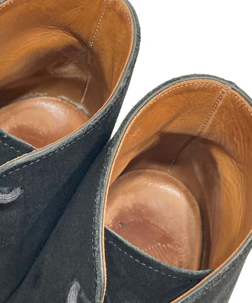 Perfetto（ペルフェット）perfetto (ペルフェット) スウェードチャッカーブーツ ブラック サイズ:６1/2の古着・服飾アイテム