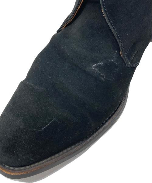 Perfetto（ペルフェット）perfetto (ペルフェット) スウェードチャッカーブーツ ブラック サイズ:６1/2の古着・服飾アイテム