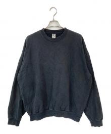 LOS ANGELES APPAREL（ロサンゼルスアパレル）の古着「クルーネックスウェット」｜ブラック