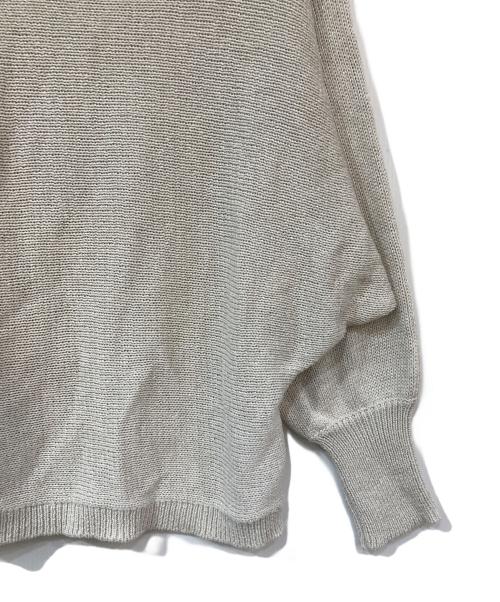 Whim Gazette（ウィムガゼット）Whim Gazette (ウィムガゼット) ミドルゲージマンプルオーバー アイボリー サイズ:Fの古着・服飾アイテム