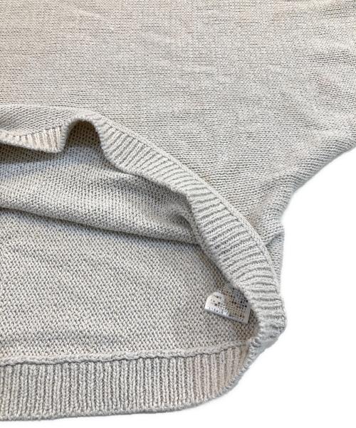 Whim Gazette（ウィムガゼット）Whim Gazette (ウィムガゼット) ミドルゲージマンプルオーバー アイボリー サイズ:Fの古着・服飾アイテム