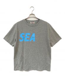 GUESS×WIND AND SEA（ゲス×ウィンダンシー）の古着「プリントTシャツ」｜グレー