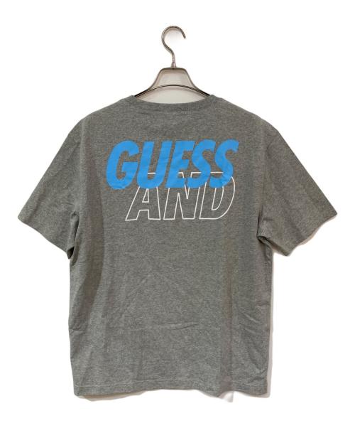 GUESS（ゲス）GUESS (ゲス) WIND AND SEA (ウィンダンシー) プリントTシャツ グレー サイズ:-の古着・服飾アイテム