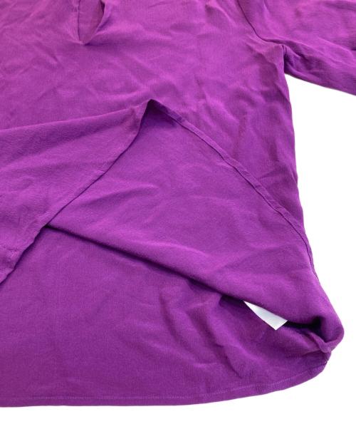 ETRO（エトロ）ETRO (エトロ) シルクブラウス パープル サイズ:記載なしの古着・服飾アイテム