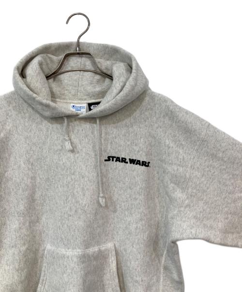 Champion REVERSE WEAVE（チャンピオン リバース ウィーブ）Champion REVERSE WEAVE (チャンピオン リバース ウィーブ) プルオーバーパーカー ホワイト サイズ:Lの古着・服飾アイテム