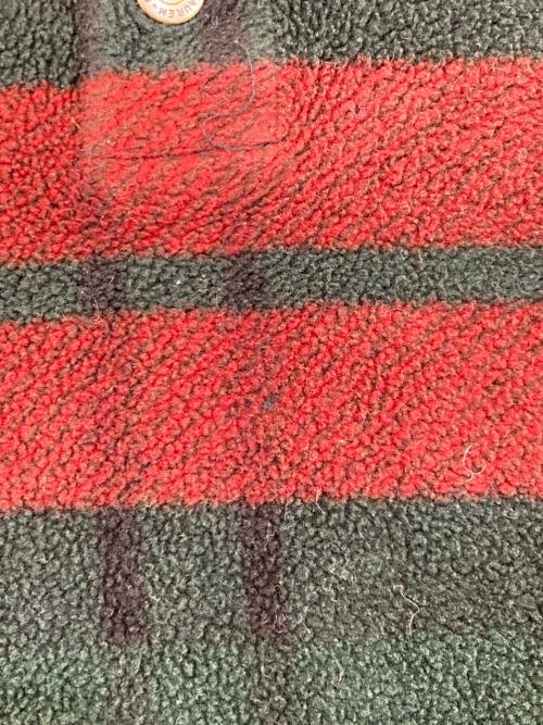 POLO RALPH LAUREN（ポロ・ラルフローレン）POLO RALPH LAUREN (ポロ・ラルフローレン) スナップボタンハーフフリースプルオーバー グリーン×レッド サイズ:Mの古着・服飾アイテム