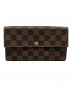 LOUIS VUITTONルイ ヴィトン）の古着「長財布」｜ブラウン