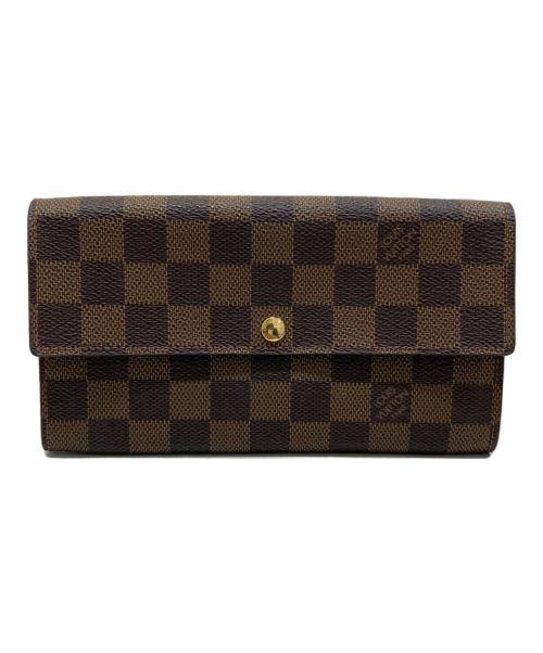 LOUIS VUITTON（ルイ ヴィトン）LOUIS VUITTON (ルイ ヴィトン) 長財布 ブラウンの古着・服飾アイテム