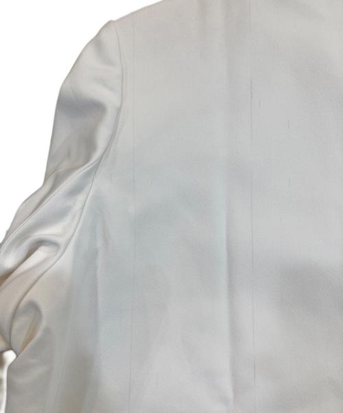 LANVIN PARIS（ランバン パリ）LANVIN PARIS (ランバン パリ) シルクブルゾン ホワイト サイズ:40の古着・服飾アイテム