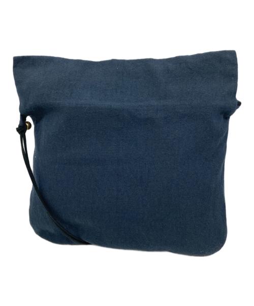 mina perhonen（ミナ ペルホネン）mina perhonen (ミナ ペルホネン) financier bag forest parade/フィナンシャーバッグフォレストパレード ネイビーの古着・服飾アイテム