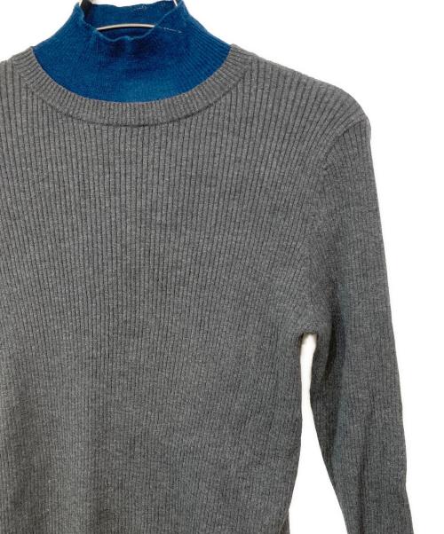 OMMO（オーエムエムオー）OMMO (オーエムエムオー) SHEER LAYERED TURTLE KT/シアーレイヤードタートルKT グレー サイズ:SIZE Freeの古着・服飾アイテム