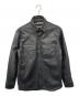 Schott（ショット）の古着「LAMB LEATHER WESTERN SHIRT」｜ブラック