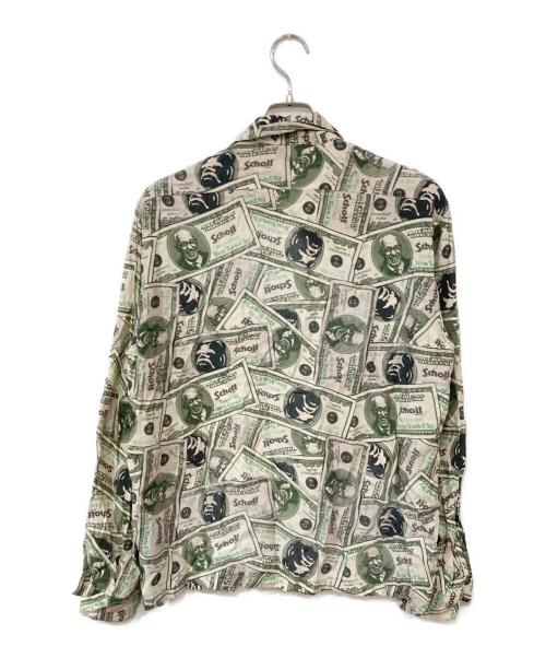 Schott（ショット）Schott (ショット) L/S SHIRT $110 PATTERNED/L/S SHIRT $110パターンド グリーン サイズ:SIZE Lの古着・服飾アイテム