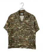 Schottショット）の古着「HAWAIIAN SHIRT BANDANA SHARK/ハワイアンシャツバンダナシャーク」｜カーキ