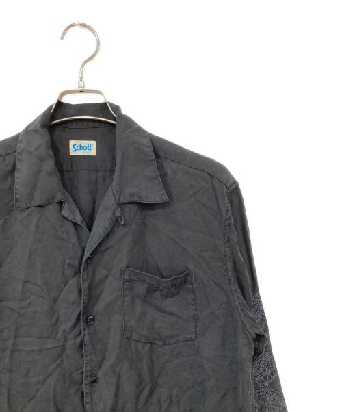 Schott（ショット）Schott (ショット) Long Sleeve Shirt, LS SHIRT/ロングスリーブシャツ ブラック サイズ:SIZE Mの古着・服飾アイテム