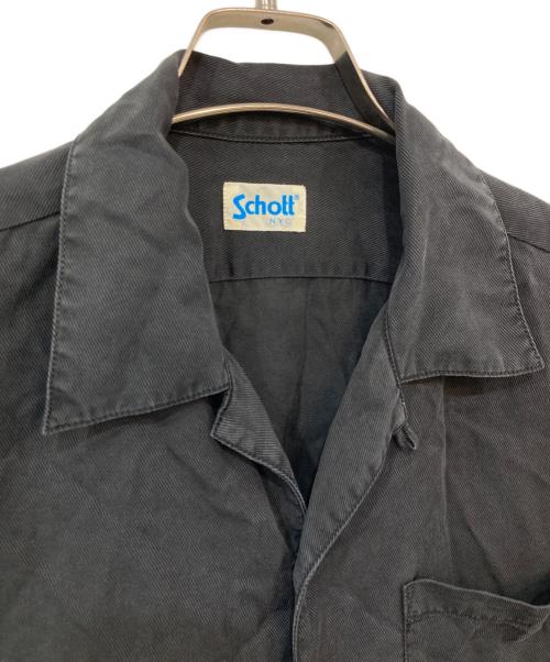 Schott（ショット）Schott (ショット) Long Sleeve Shirt, LS SHIRT/ロングスリーブシャツ ブラック サイズ:SIZE Mの古着・服飾アイテム