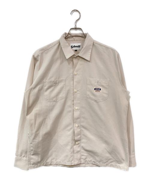 Schott（ショット）Schott (ショット) 長袖シャツ ホワイト サイズ:SIZE Mの古着・服飾アイテム