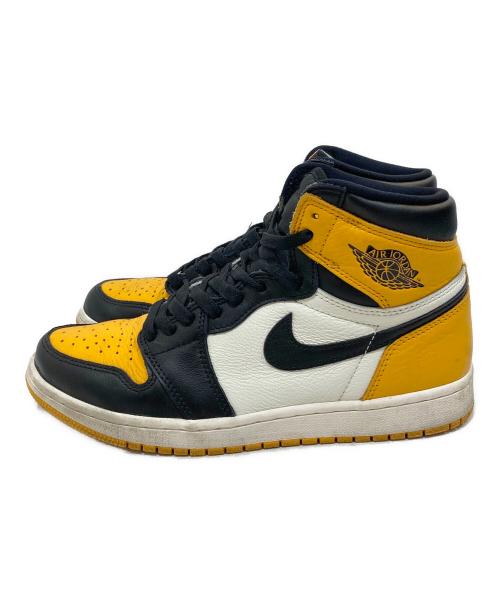 NIKE（ナイキ）NIKE (ナイキ) Air Jordan 1 Retro High OG Taxi/エアジョーダン１レトロハイOGタクシー イエロー サイズ:SIZE 26cmの古着・服飾アイテム
