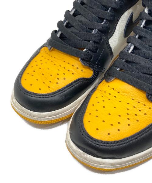 NIKE（ナイキ）NIKE (ナイキ) Air Jordan 1 Retro High OG Taxi/エアジョーダン１レトロハイOGタクシー イエロー サイズ:SIZE 26cmの古着・服飾アイテム
